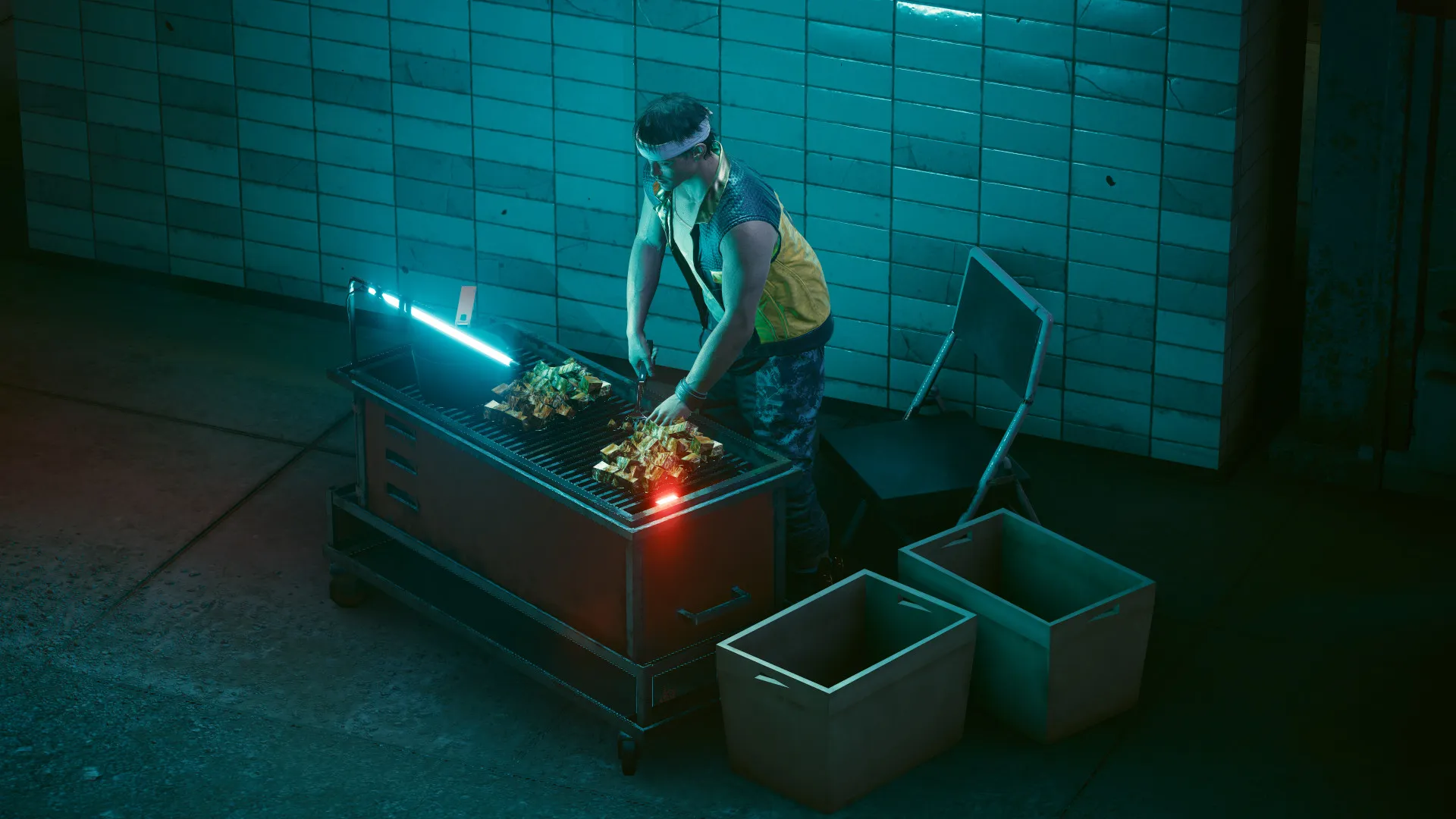 Random street food seller